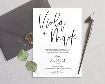 wedding invitations etsy