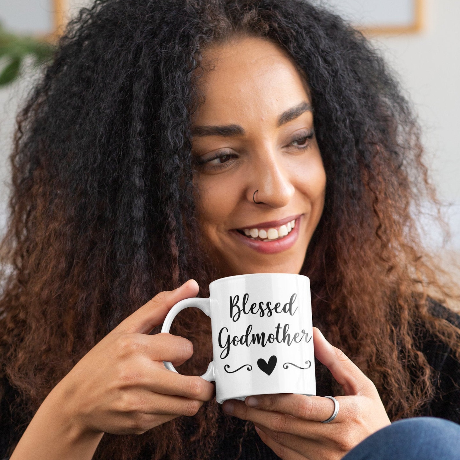 Blessed Godmother Mug Godmother Godparent Christening Gift Baptism