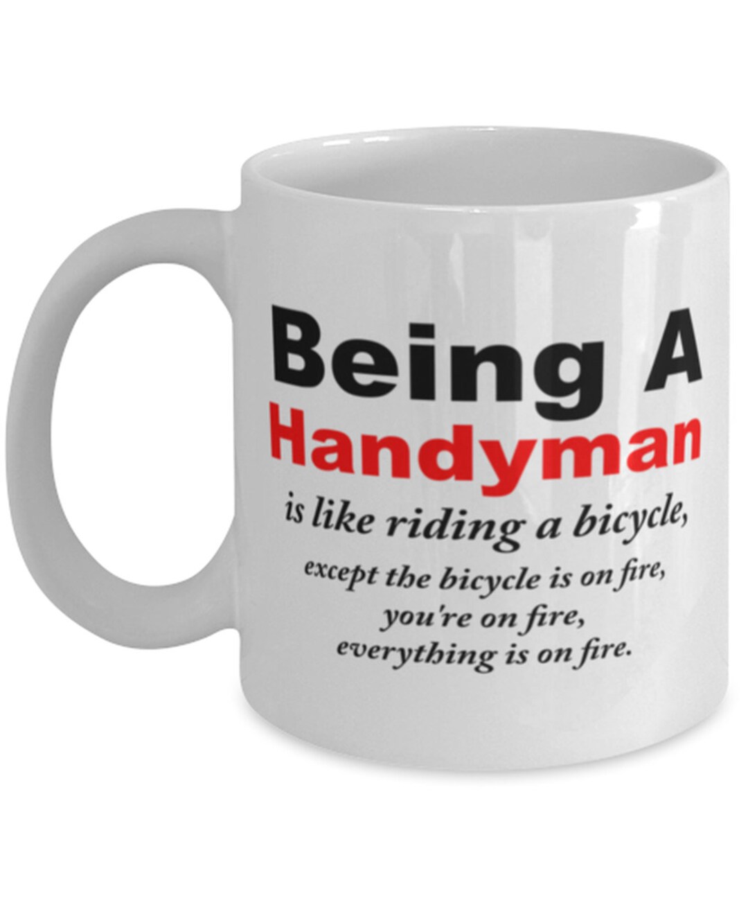 Funny Handyman Mug Handyman Gift Funny Dad Handyman Gift Etsy