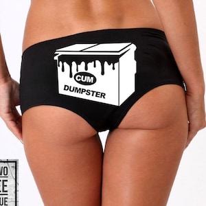 Cum Slut - DDLG Clothing Naughty Knickers Thong,Slutty Sub Kinky Hot Pants  - 122