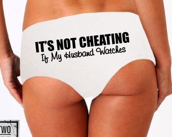 Its Not Cheating If My Husband Watches | Etsy