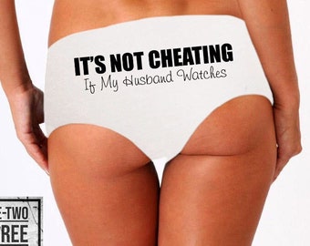 Its Not Cheating If My Husband Watches | Etsy