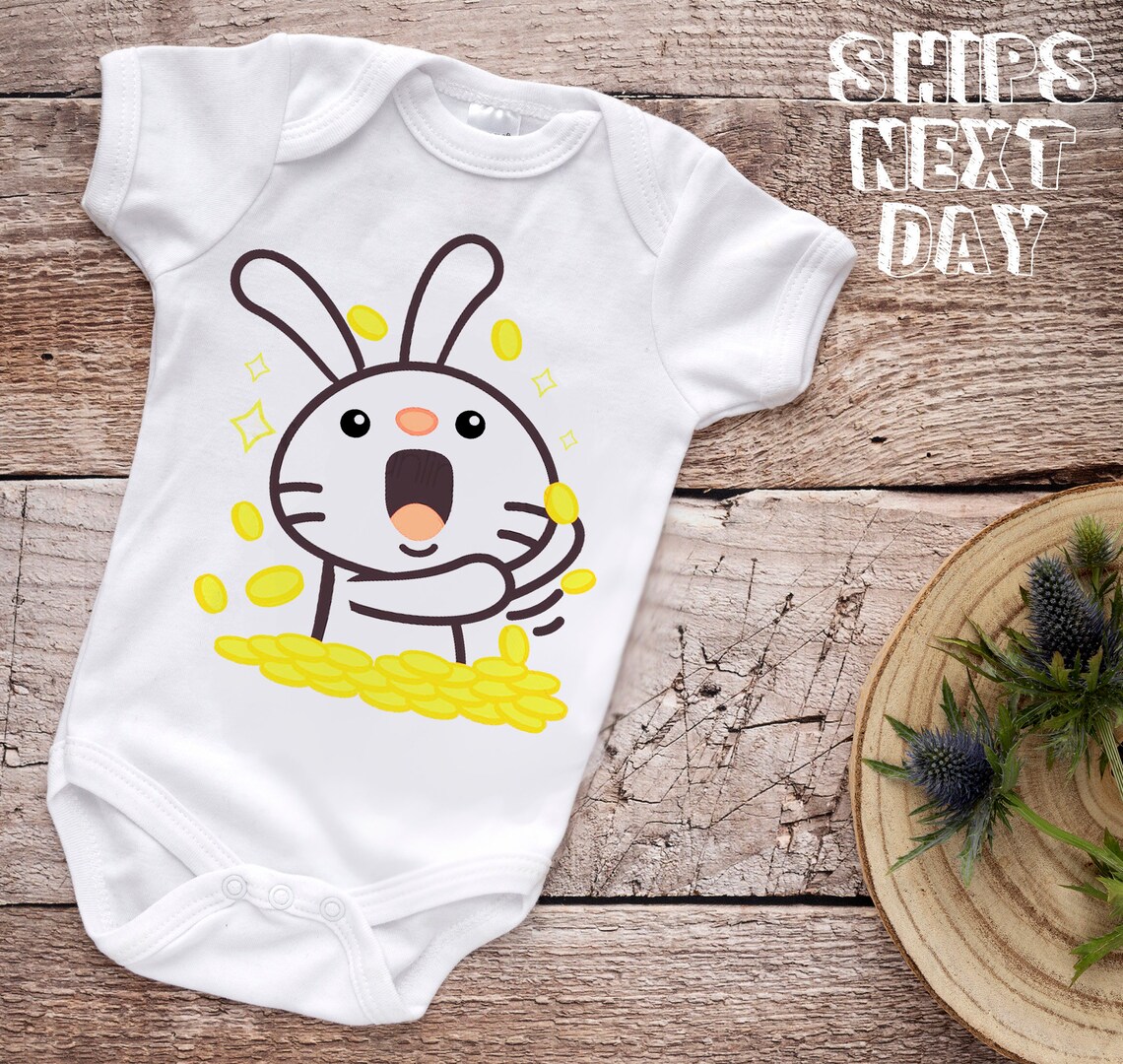 best and less bunny onesie