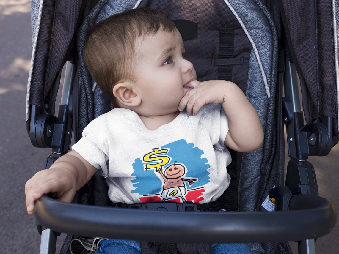 Money Dollar Baby Onesie Etsy