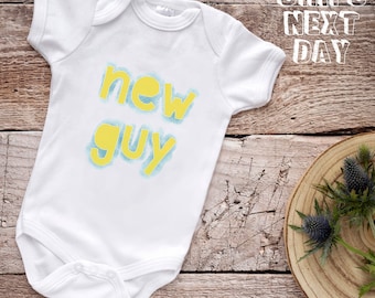 New Guy Baby Onesie