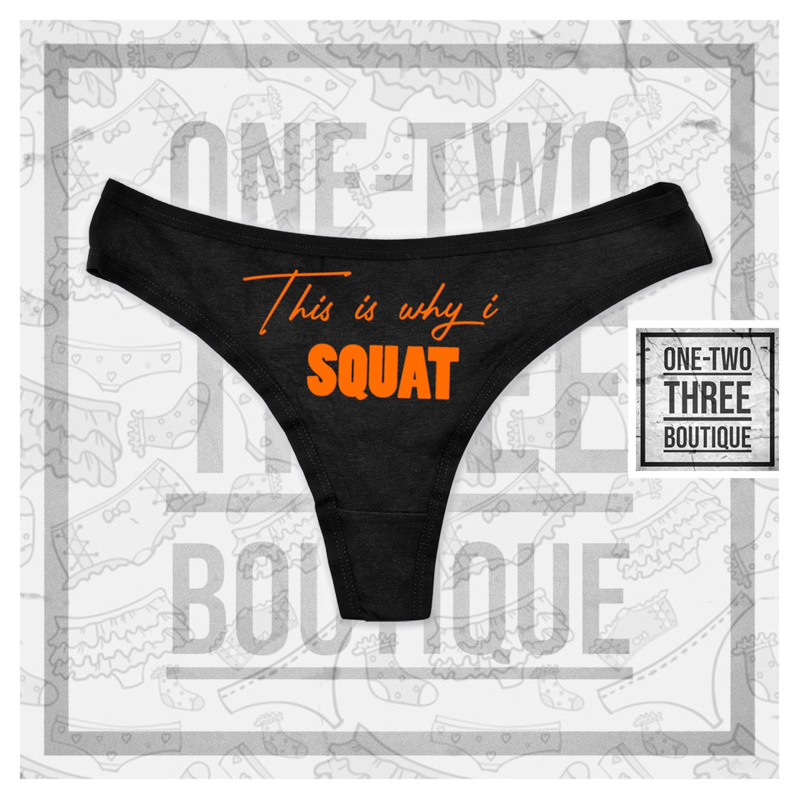 This Is Why I Squat Thong | Etsy