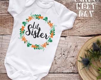 Little Sister Baby Onesie