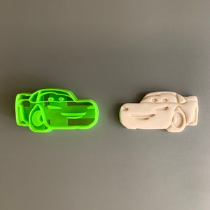 Emporte-pièce pour les amateurs de voitures Mcqueen Gingerbread Biscuit ou Fondant Cutter