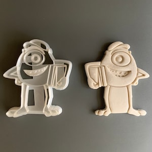 Cookie Cutter for Monsters Mike lovers Gingerbread Biscuit or Fondant Cutter