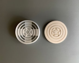 Cookie Cutter for Captain America lovers  Superhero Cookie Cutter