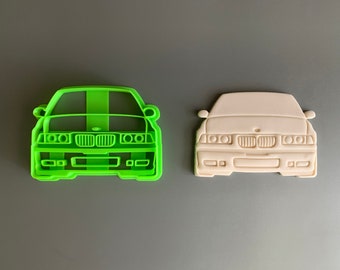 BMW E36愛好家のためのクッキーカッタービーマーカージンジャーブレッドビスケットまたはフォンダンカッター