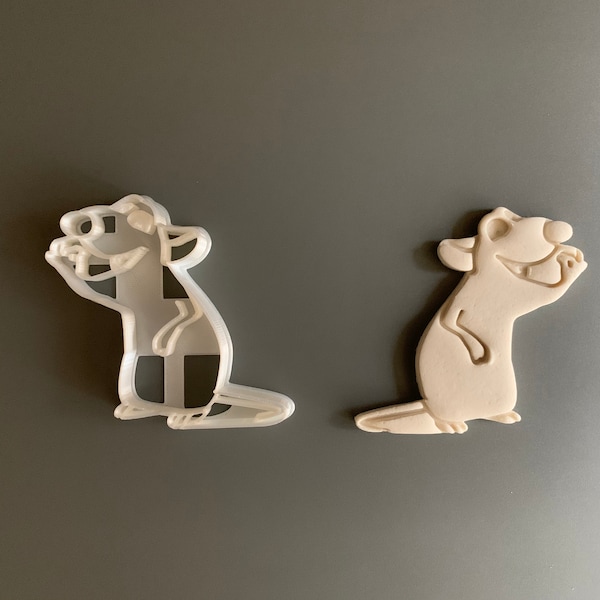 Cookie Cutter for Rat lovers Gingerbread Biscuit or Fondant Cutter