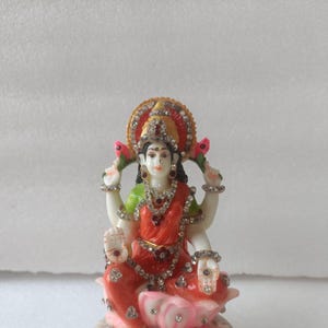 6&quot; Handcrafted Goddess Lakshmi Idol – Decorative Hindu Statue for Wealth, Prosperity, and Puja
