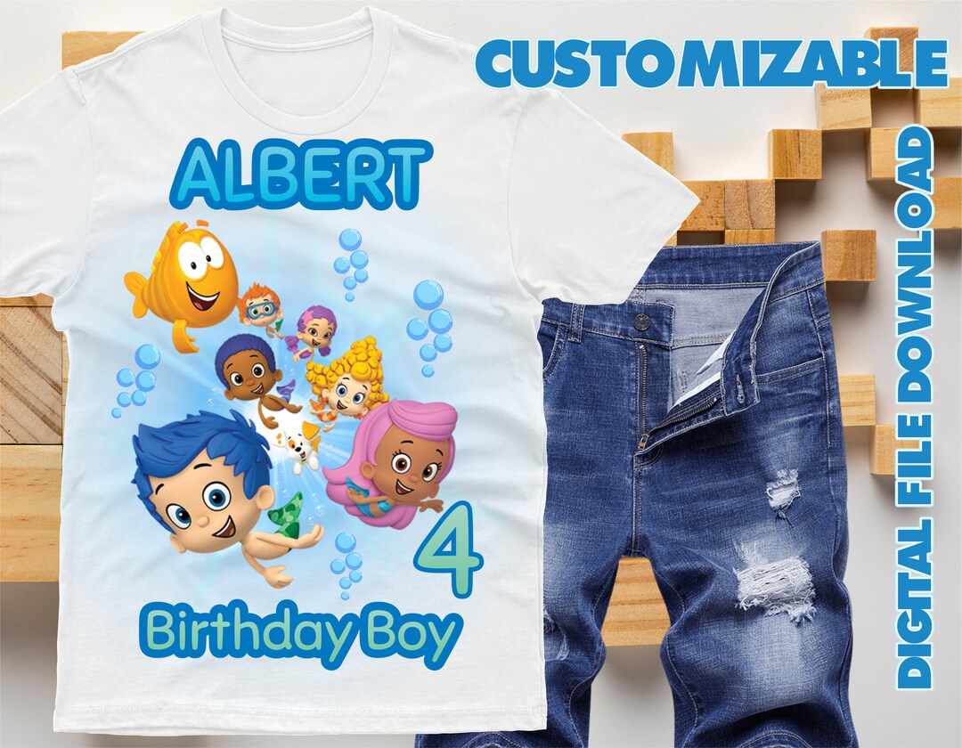 Bubble guppies 1st birthday outfit for boy sales