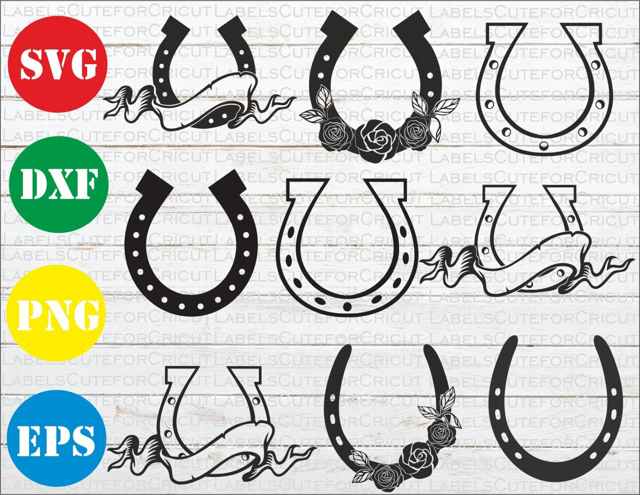 Horseshoe Bundle SVG Horseshoe SVG Horseshoe DxfHorseshoe | Etsy