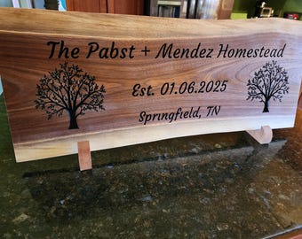 Solid Wood Tabletop Easel | Rustic Sign & Picture Frame Display