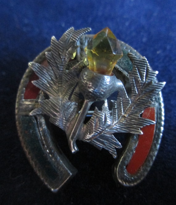 Sterling Silver Scottish Thistle Brooch