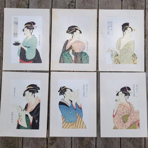 1960s Japanese Woodblock Prints - Etsy