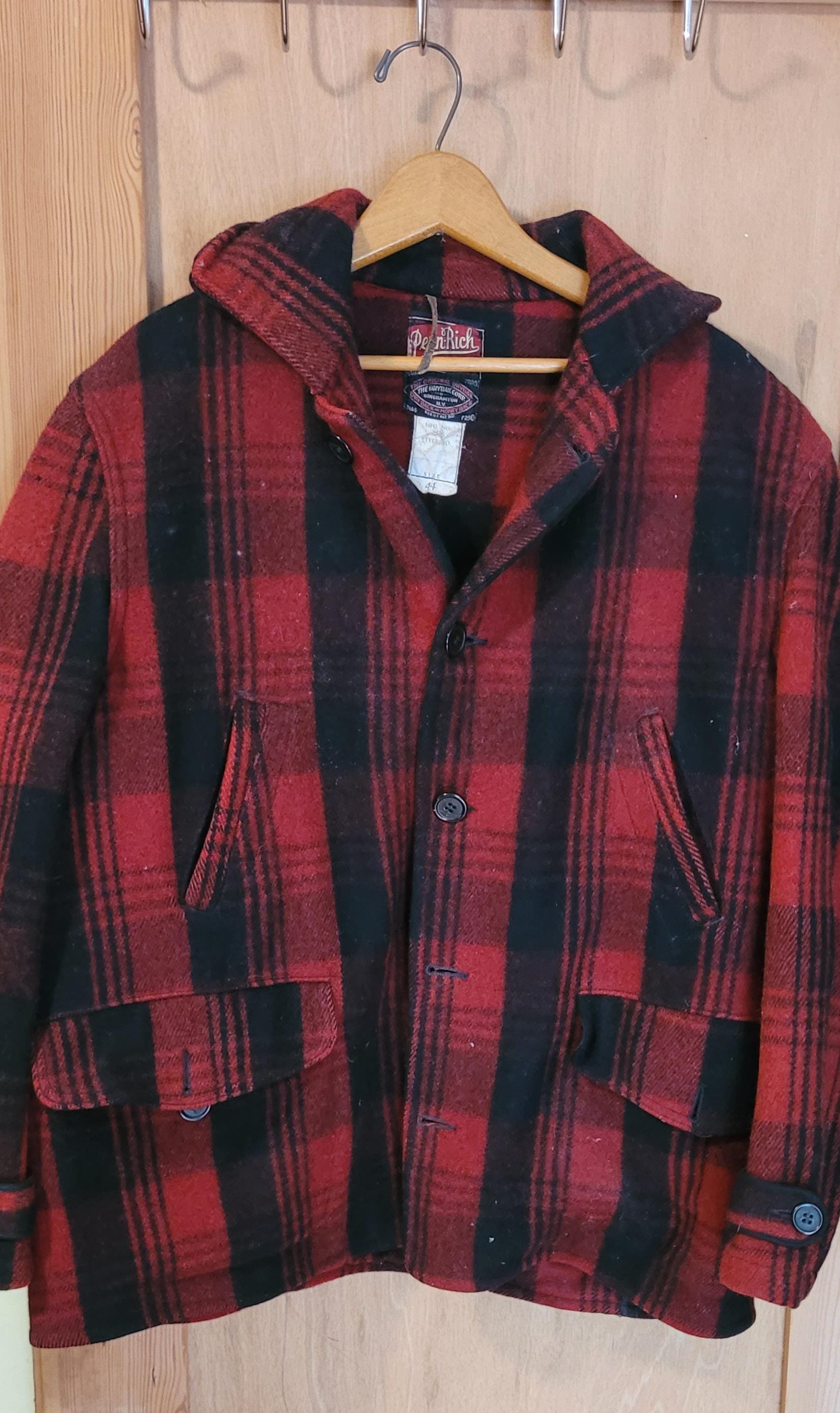 Manteau Chasse équitation Vintage Swaine - Tweed Marron 100% Laine, Taille 38 (96 Cm)