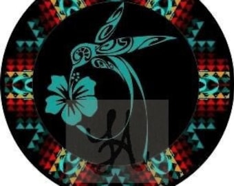 Hummingbird Beading Cab Black/Green