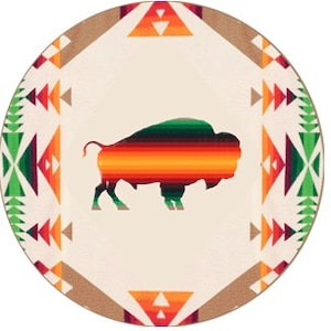 Cabine Tan Design Buffalo Beading