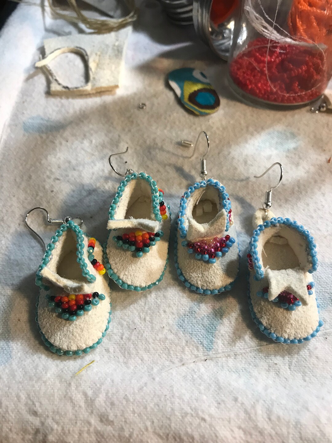 Miniature Beaded Moccasin Kit - Etsy
