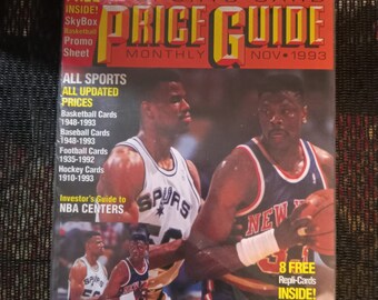 Sports Card Price Guide Monthly Issue #68 November 1993 David Robinson Cover - 3576