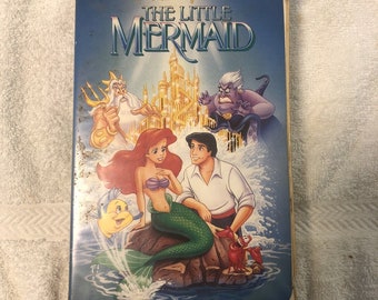 Disney The Little Mermaid (VHS, 1989 ) Rare Banned Cover - USED