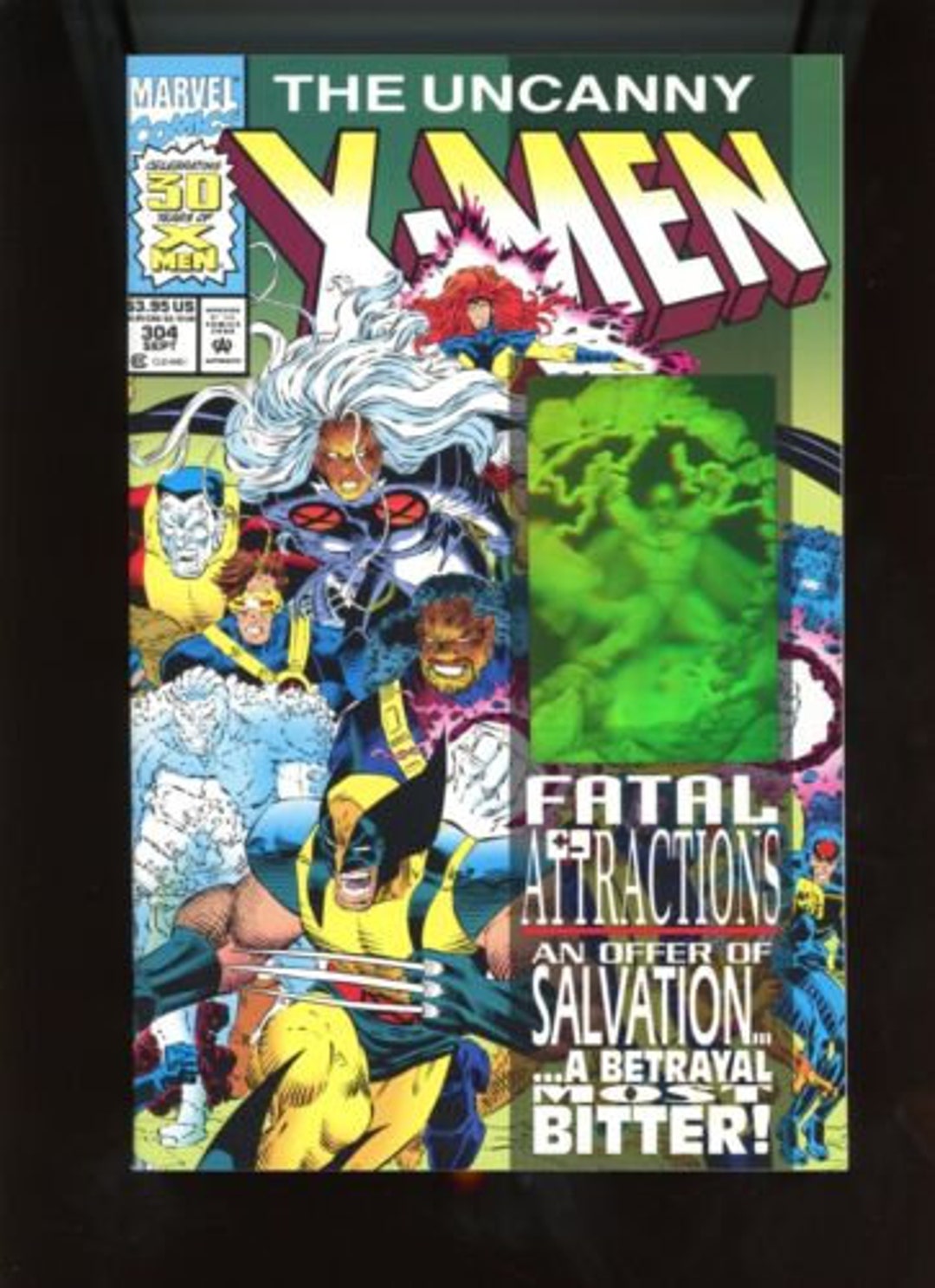 The Uncanny Xmen 304 Hologram Cover Etsy
