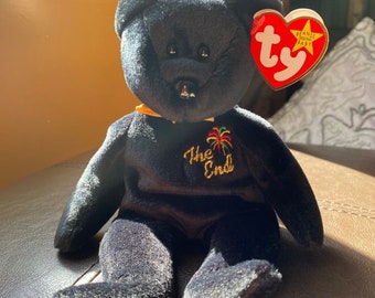 Ty Beanie Baby The End 1999 Y2k Millennium Teddy Bear