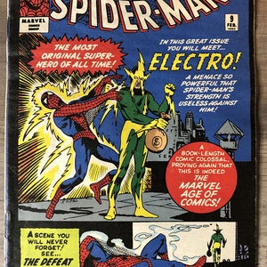 Amazing Fantasy #15 Spider-Man by Steve Ditko 11x14 FRAMED Marvel