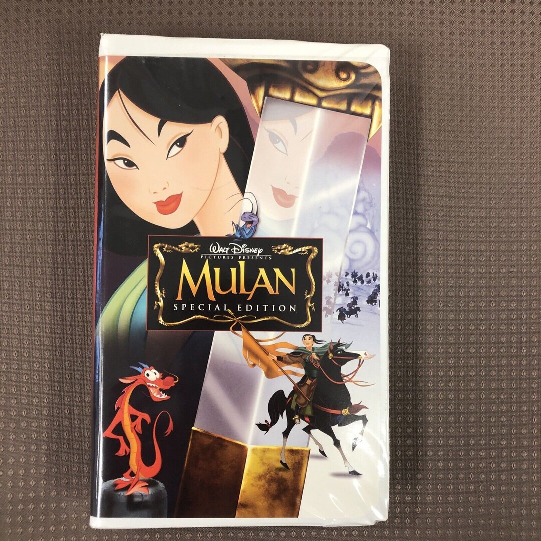 Mulan VHS, 2004, Special Edition Etsy