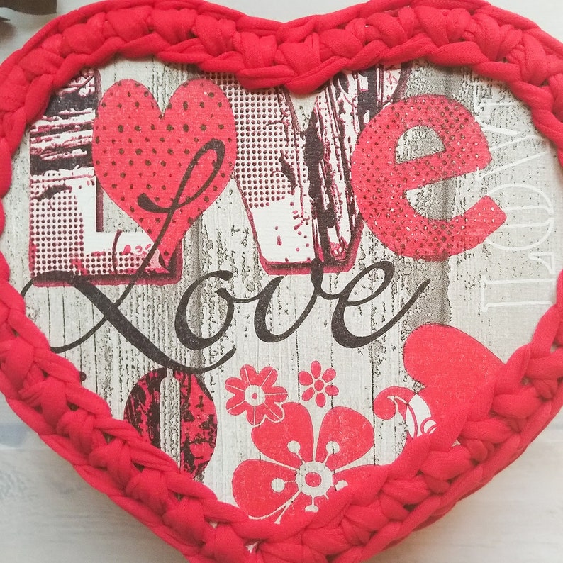 Storage box. Decorative storage box in the shape of a heart. Etsy