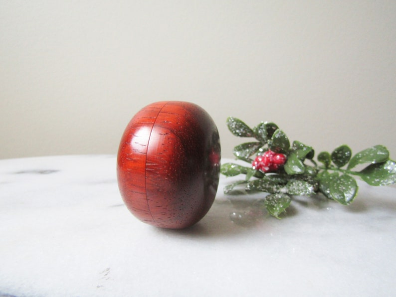 Exotic Wood Ring Box Hand Turned Wood Jewelry Gift Box Small Trinket Box Gifts Under 30