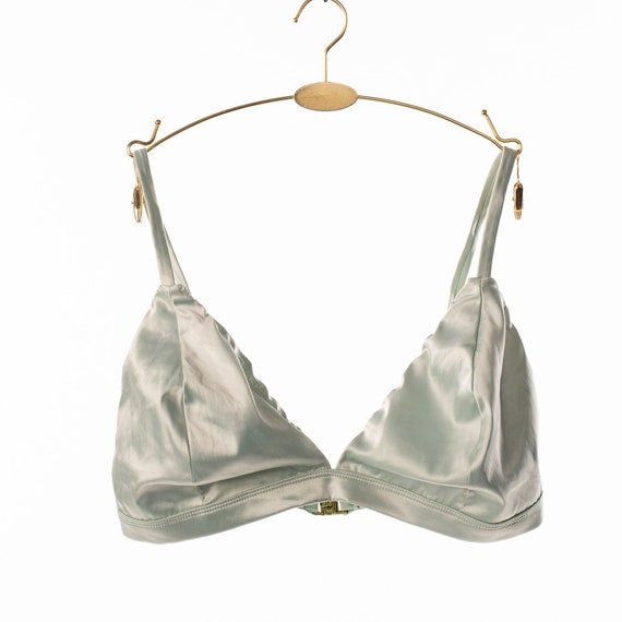 light green bralette
