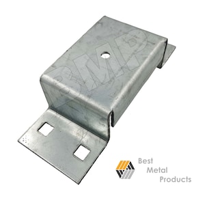 Bolt on Stake Trailer Pockets with Lip 11 Gauge Zinc Plated Steel 1000106