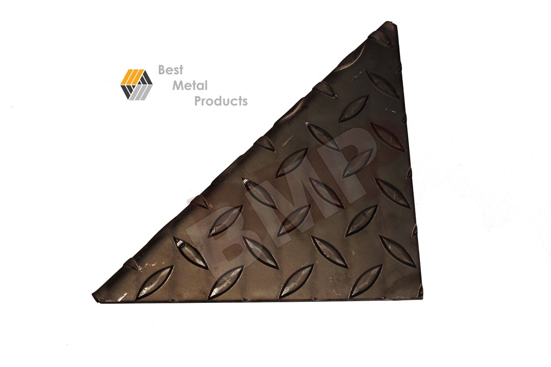 Trailer Fender Step Bracket Diamond Plate 11ga Weld on Corner 1000104