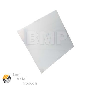 8&quot; x 8&quot;  16 ga. Stainless Steel Sheet Stamping Blank Stainless Steel Blanks Hand Stamping Supplies Hand Stamping 0600141