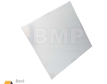 304 Stainless Steel Sheet – 8" x 8" x 0.060" (1.5mm) – Brushed Finish – Rust Resistant Metal Plate 0600141
