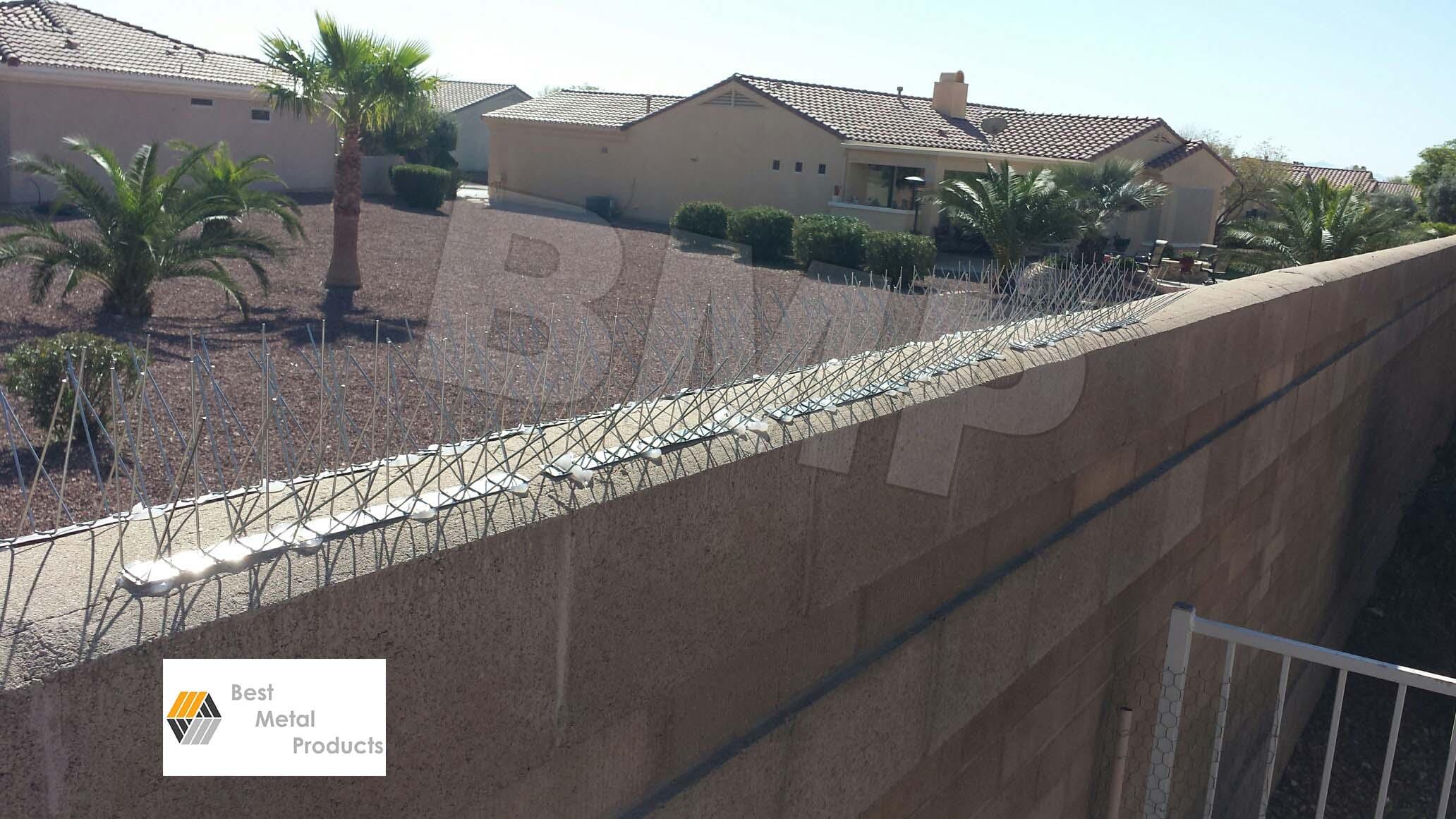 Heavy-Duty Stainless Steel Bird & Pigeon Spikes (39") - Welded, Rust-Resistant, Lifetime Protection 0400101