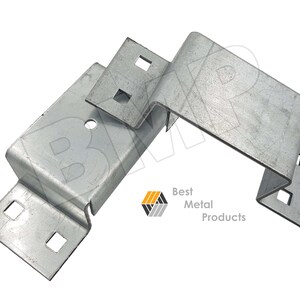 Bolt on Stake Trailer Pockets with Lip and without Lip  11 Gauge Zinc Plated Steel 1000105+6