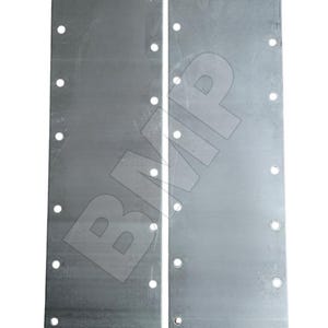 Heavy Duty Galvanized Steel Mending Plates | 6 Gauge Reinforcement Brackets | Wood Repair & Structural Support Plates | Set of 2 1300402