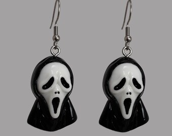 Ghostface Hook Earrings Scream