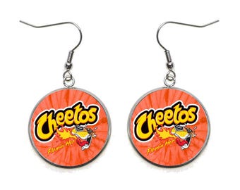 FLAMIN HOT CHEETOS Pendant Dangle Earrings