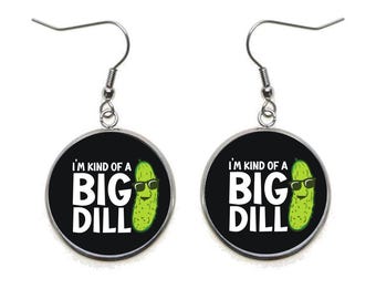 PICKLE Pendant Dangle Earrings FUN Earrings
