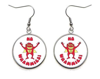 Whammy Pendant Earrings: Press Your Luck Game Show Charm