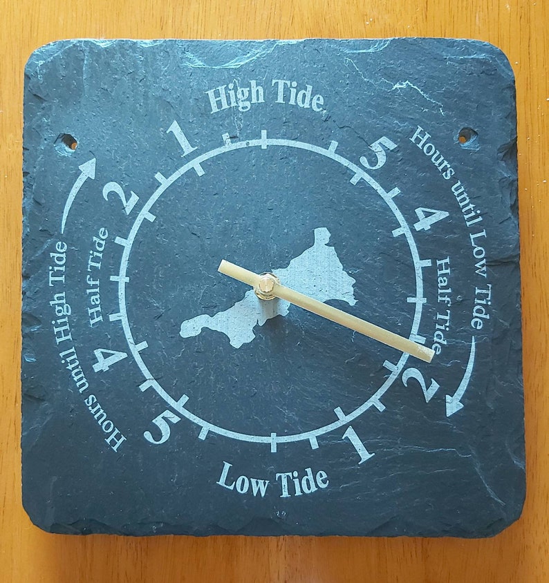 Cornwall Tide Clock Cornish Tidal Indicator Clock Cornish Etsy UK