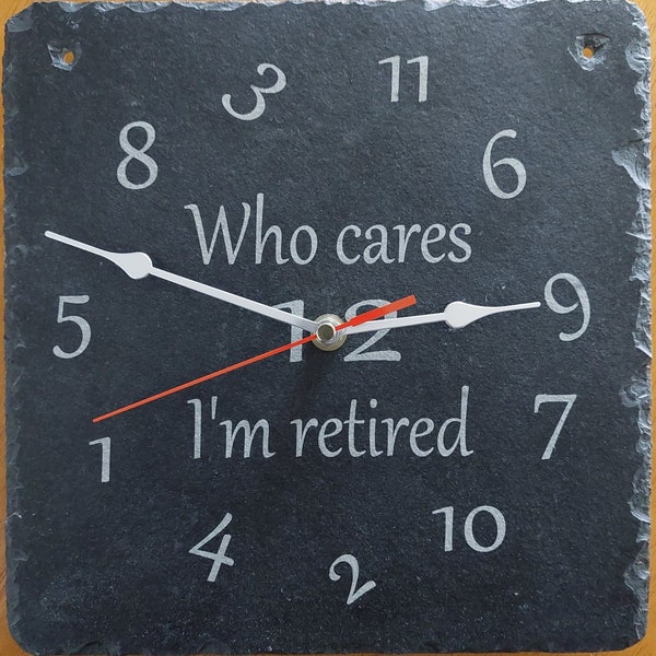 Retirement Clock Etsy UK