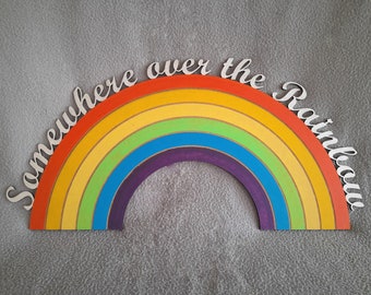 Wall relief "Over the Rainbow"