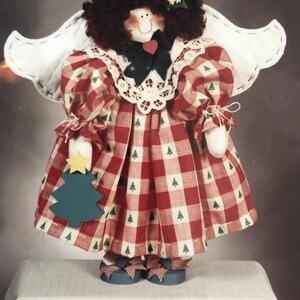 Vintage Holidays Craft Pattern Packet: Angela 19" Christmas Angel From Mulberry Street